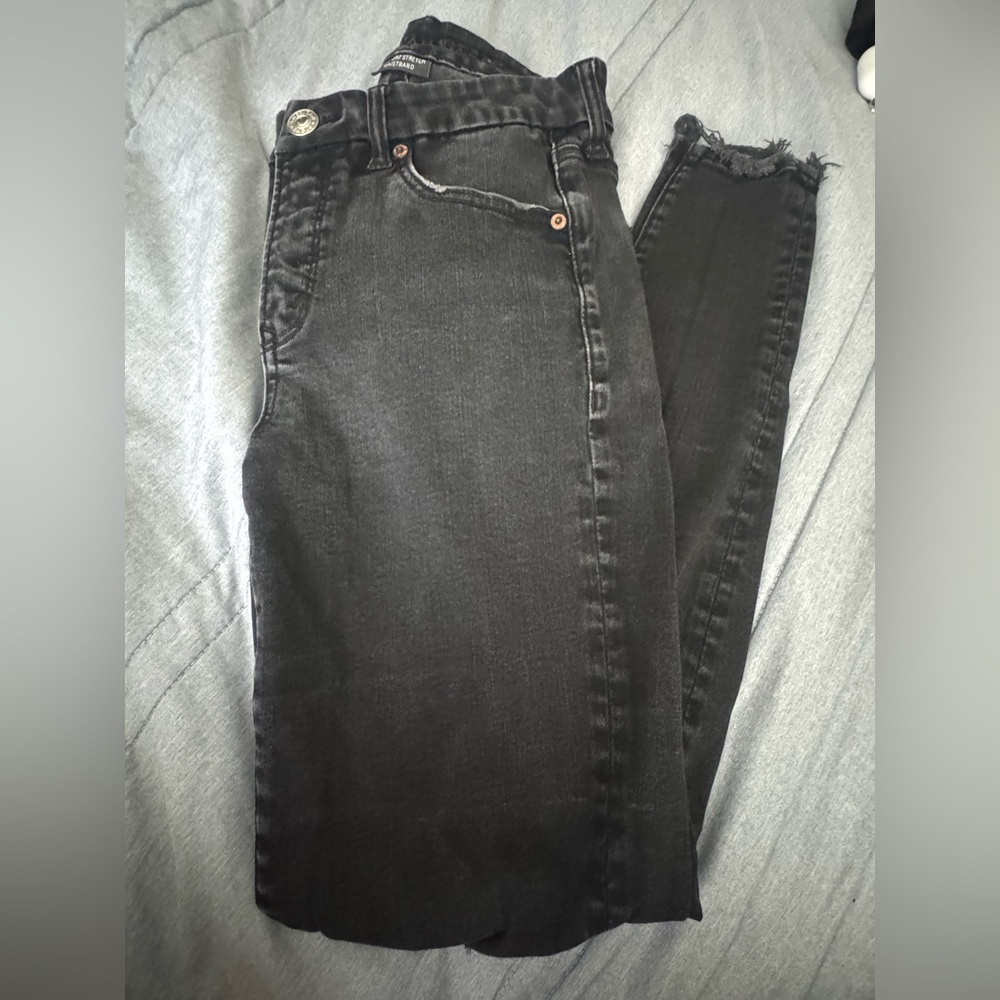 American Eagle Outfitters Black Ankle Jeans